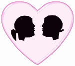 Gif animé bisous coeur